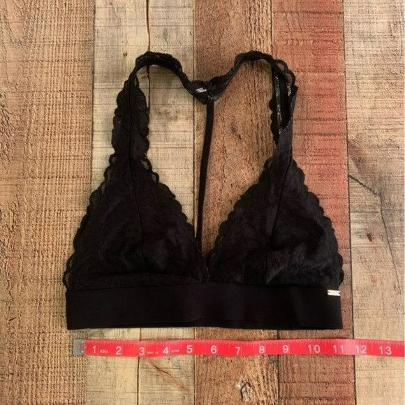 Victoria secret pink lace bralette in black - Picture 2 of 6